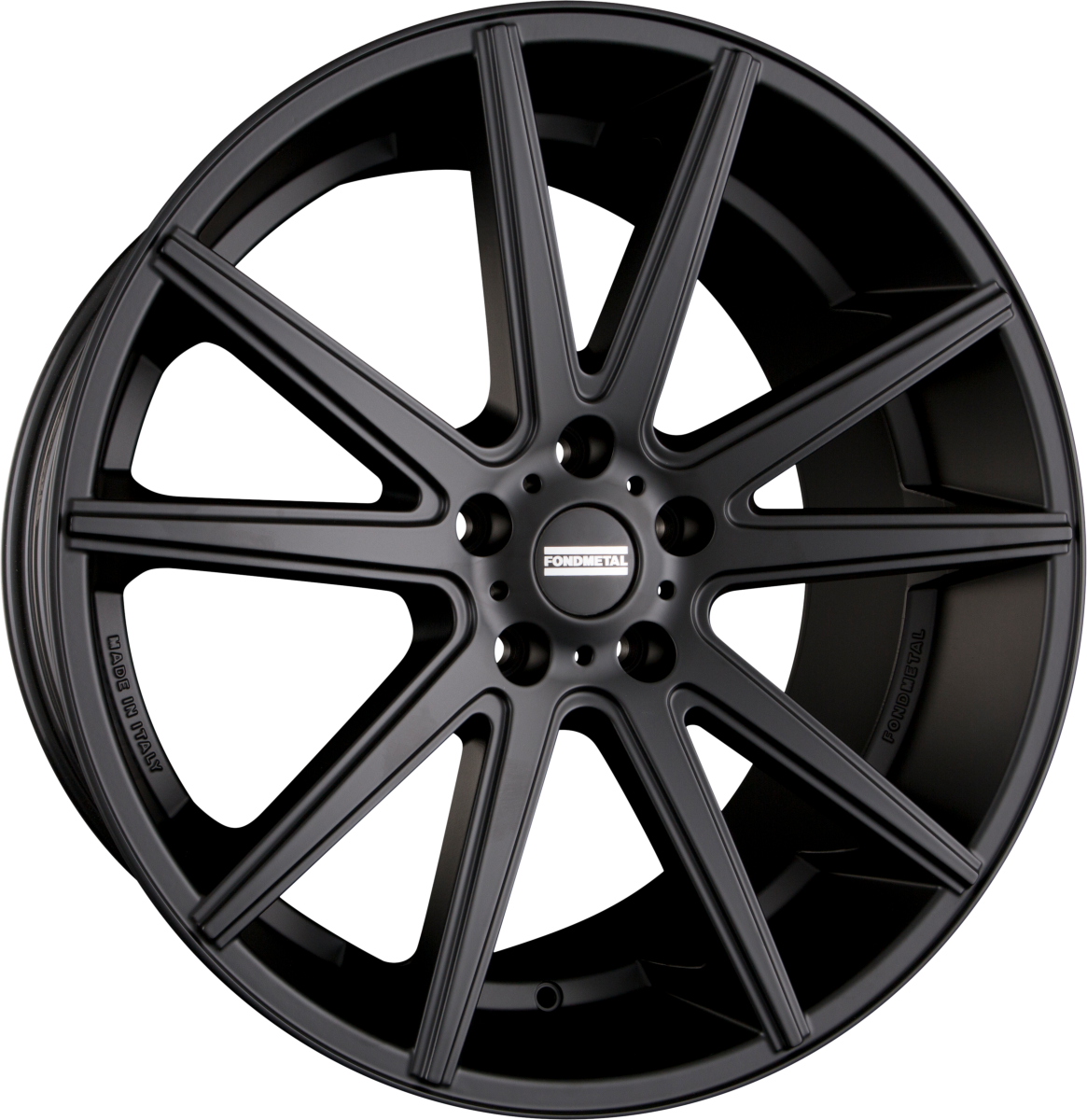 Fondmetal STC-10 Concave Matt Black Alufelge 11x22 Zoll ET40 LK 5x127 ML71.6 – Bild 2