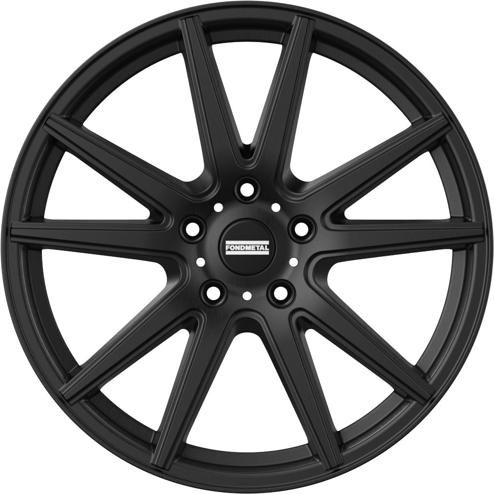 Fondmetal STC-10 matt black Alufelge 9x22 Zoll ET38 LK 5x114.3 ML75 – Bild 2