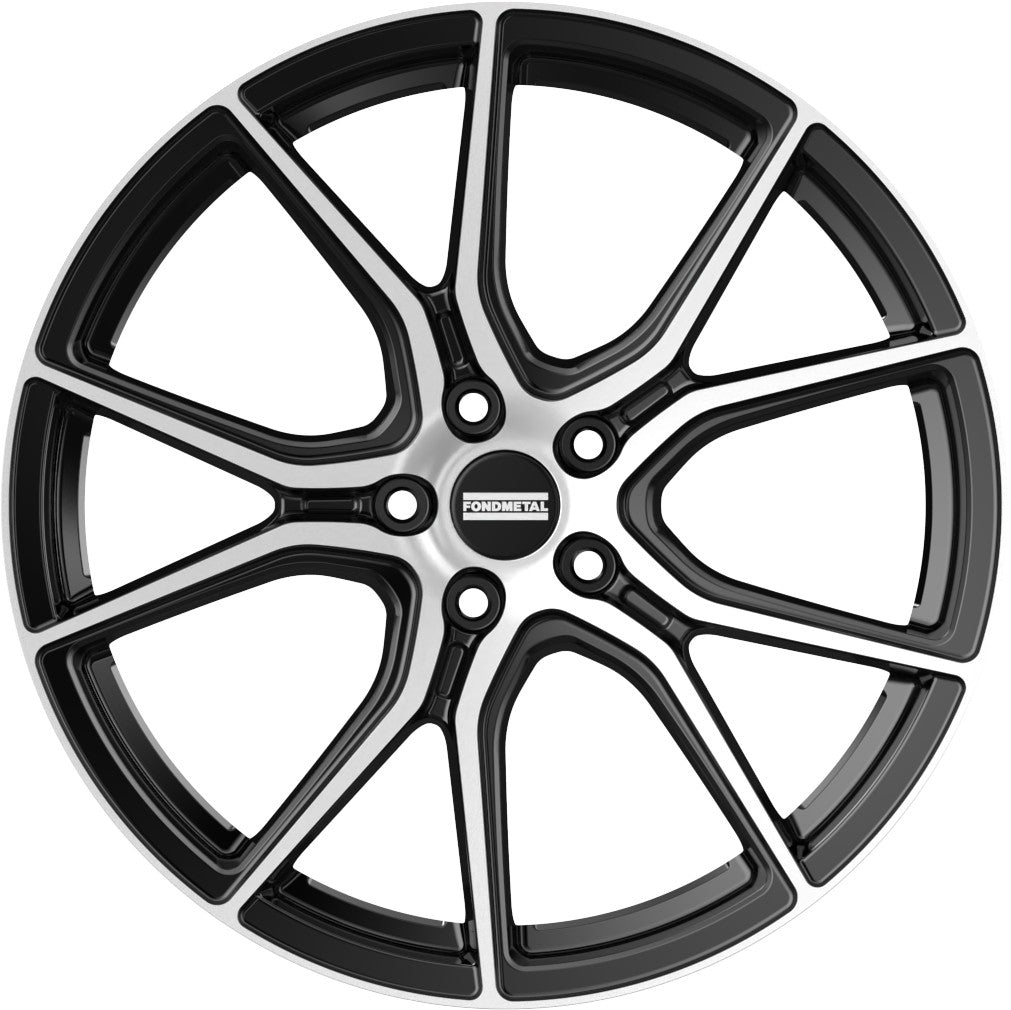 Fondmetal STC-45 glossy black machined Alufelge 10.5x20 Zoll ET45 LK 5x112 ML75 – Bild 2