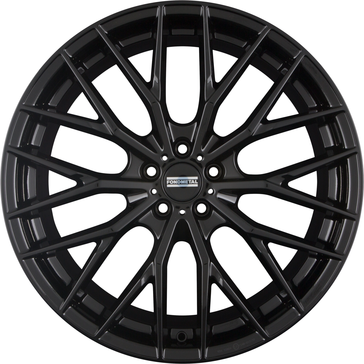 Fondmetal Makhai Glossy Black Felge 10x21 Zoll ET45 LK 5x114.3 ML67.1
