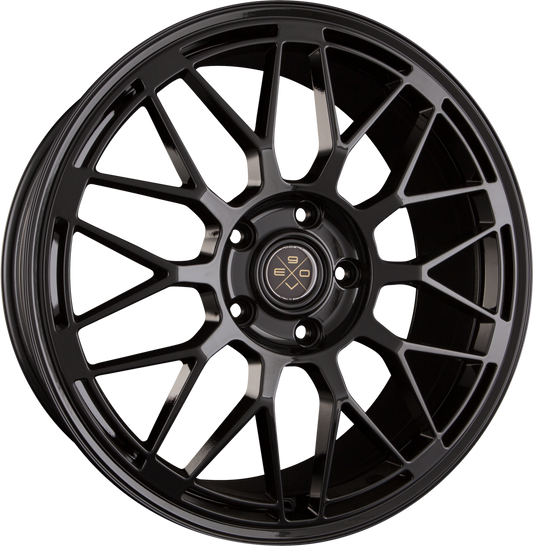 Fondmetal 9EVO Glossy Black Alufelge 7x17 Zoll ET39 LK 4x100 ML75 – Bild 2