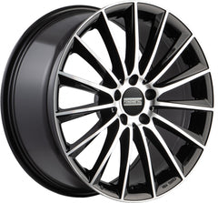 Fondmetal Aidon glossy black machined Alufelge 9x19 Zoll ET20 LK 5x112 ML66.5