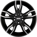 Fondmetal Alke Glossy Black Machined Alufelge 8.5x20 Zoll ET33 LK 5x120 ML72.6