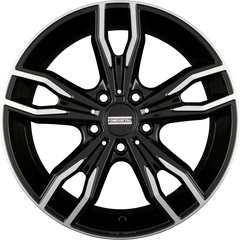 Fondmetal Alke Glossy Black Machined Alufelge 8.5x20 Zoll ET33 LK 5x120 ML72.6