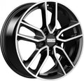 Fondmetal Koros glossy black machined Alufelge 8x19 Zoll ET38 LK 5x112 ML66.5