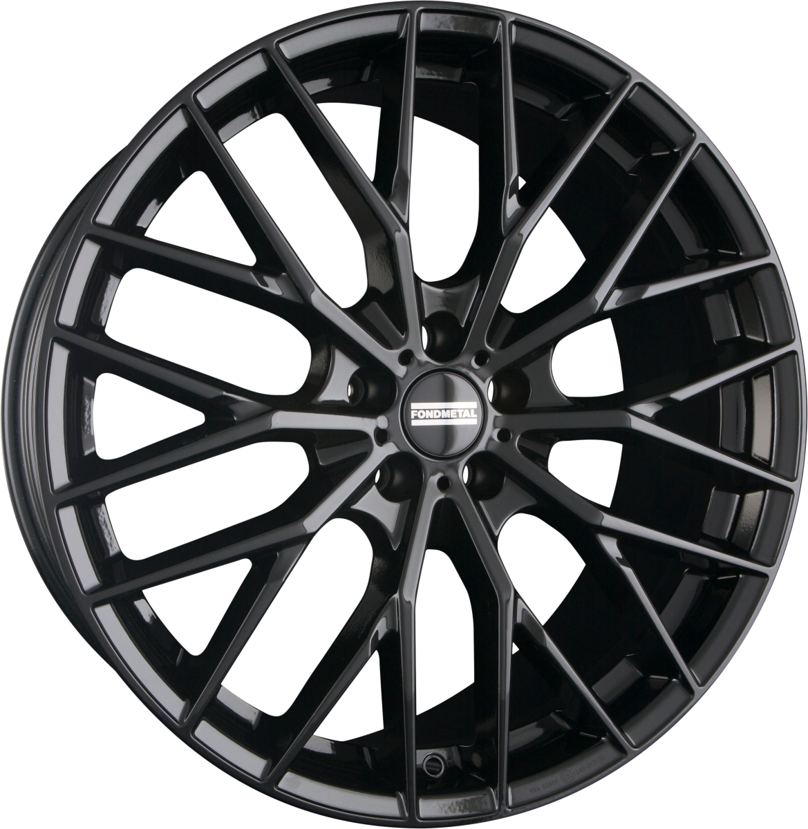 Fondmetal Makhai Glossy Black Alufelge 10x21 Zoll ET38 LK 5x108 ML63.4 – Bild 2