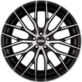 Fondmetal Makhai Glossy Black Machined Alufelge 11x21 Zoll ET66 LK 5x130 ML71.6