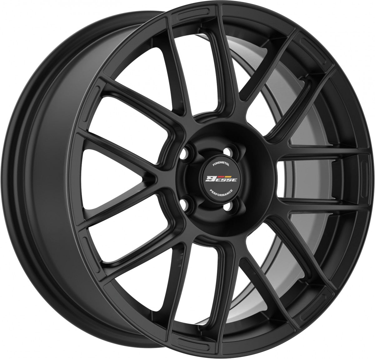 Fondmetal 9ESSE matt black Alufelge 7x17 Zoll ET35 LK 4x98 ML58.1