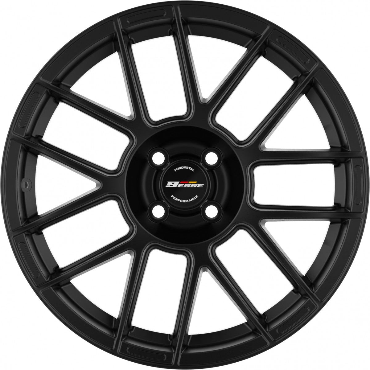 Fondmetal 9ESSE matt black Alufelge 7x17 Zoll ET35 LK 4x98 ML58.1 – Bild 2