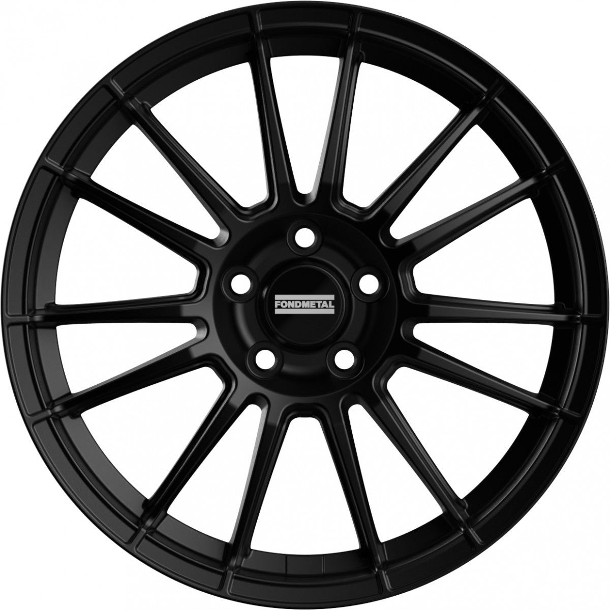 Fondmetal 9RR matt black Alufelge 8.5x19 Zoll ET48 LK 5x112 ML75 – Bild 2