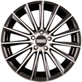 Fondmetal Aidon Glossy Black Machined Alufelge 9x19 Zoll ET44 LK 5x112 ML66.6
