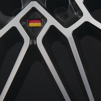 Fondmetal Thoe Glossy Black Machined Alufelge 8x19 Zoll ET47 LK 5x112 ML66.6 – Bild 5