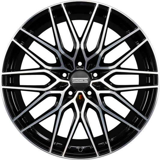 Fondmetal Cratos Glossy Black Machined Alufelge 11x21 Zoll ET40 LK 5x112 ML66.6