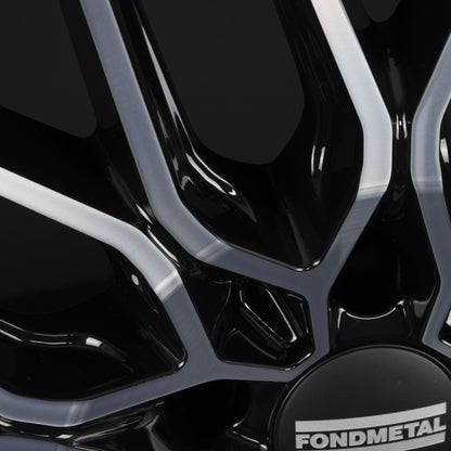 Fondmetal Cratos Glossy Black Machined Alufelge 10x22 Zoll ET40 LK 5x120 ML74.1 – Bild 5