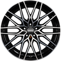 Fondmetal Cratos Glossy Black Machined Alufelge 10x22 Zoll ET50 LK 5x112 ML66.6