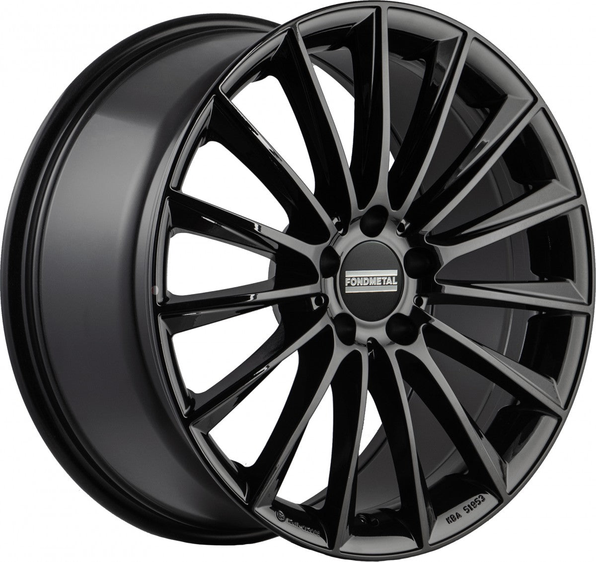 Fondmetal Aidon glossy black Alufelge 8.5x20 Zoll ET40 LK 5x112 ML66.5