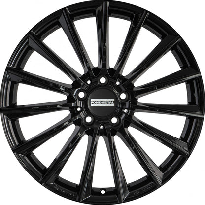 Fondmetal Aidon glossy black Alufelge 8.5x20 Zoll ET50 LK 5x112 ML66.5 – Bild 2