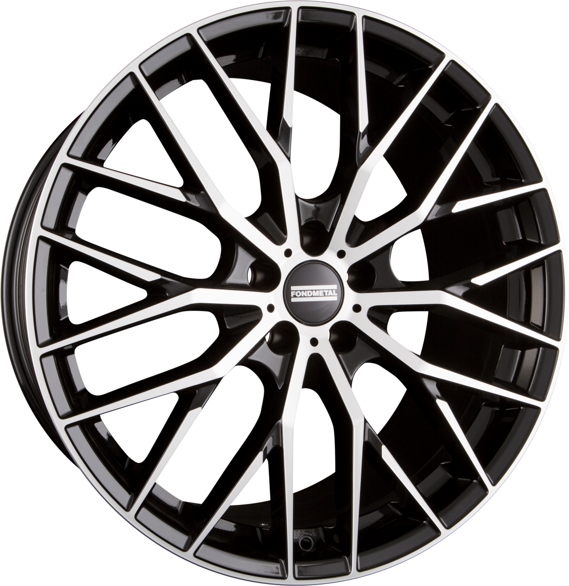Fondmetal Makhai Glossy Black Machined Alufelge 9x21 Zoll ET44 LK 5x108 ML63.4 – Bild 2