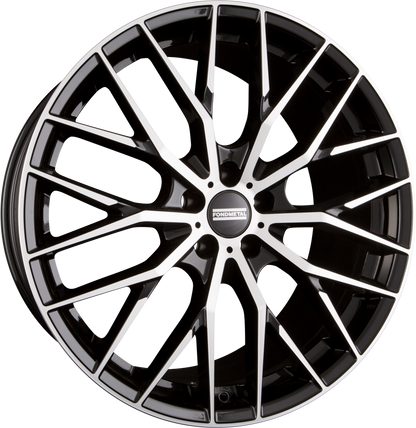 Fondmetal Makhai Glossy Black Machined Alufelge 9x21 Zoll ET44 LK 5x108 ML63.4 – Bild 2