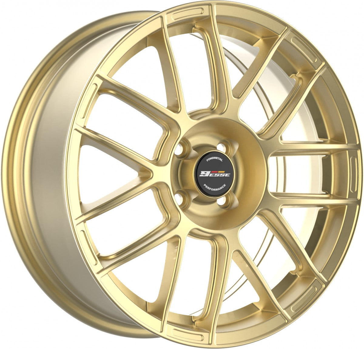 Fondmetal 9ESSE glossy gold Alufelge 7x17 Zoll ET35 LK 4x98 ML58.1
