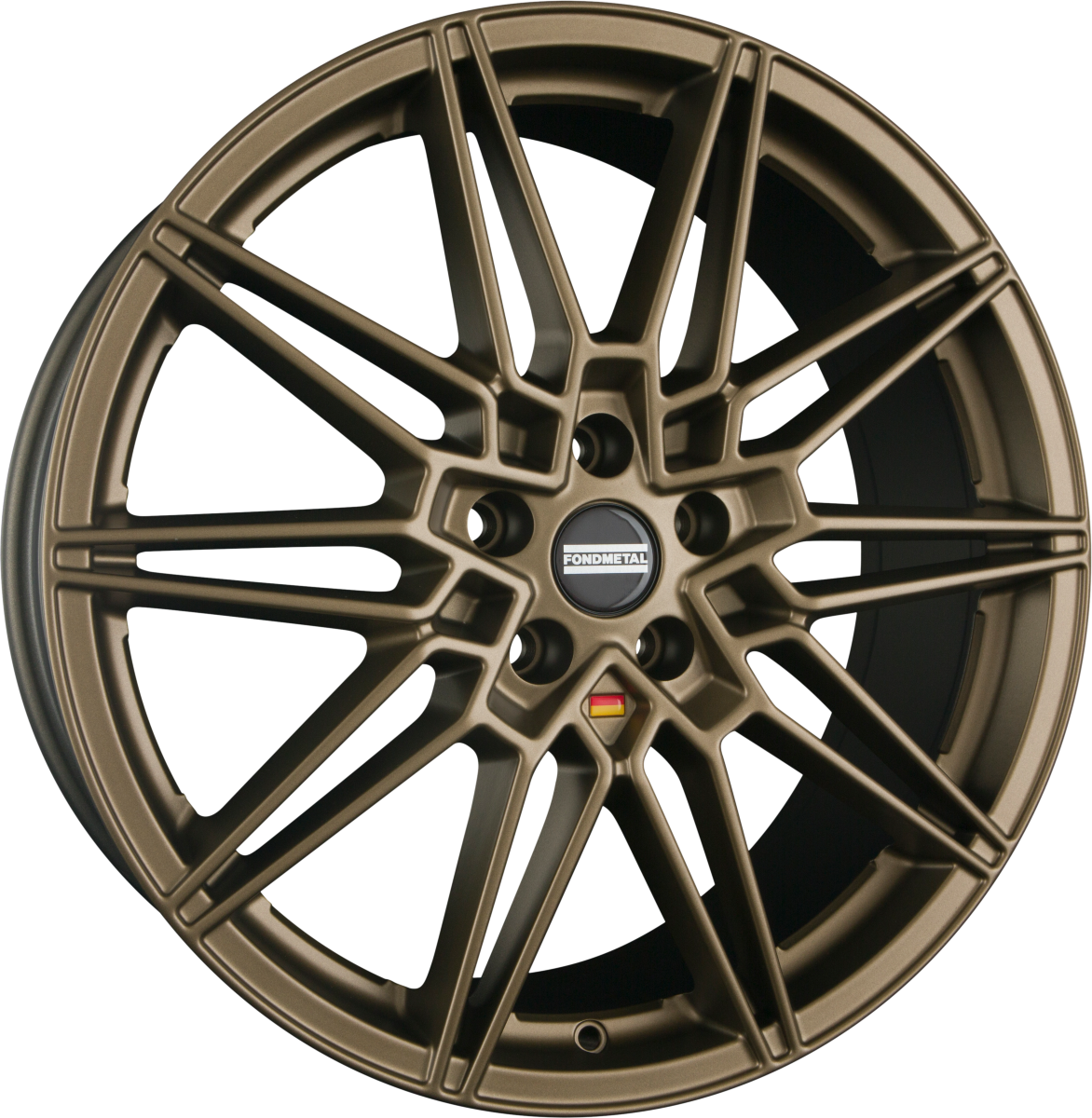 Fondmetal Thoe Matt Braun Alufelge 8x18 Zoll ET26 LK 5x120 ML72.6 – Bild 2