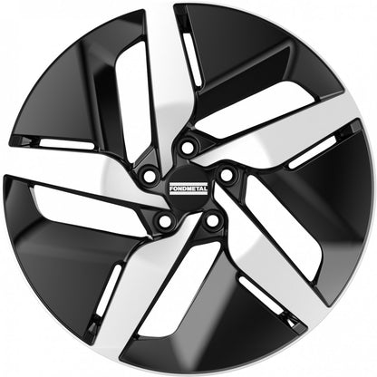 Fondmetal E-Joule glossy black machined Alufelge 9.5x21 Zoll ET40 LK 5x114.3 ML64.1 – Bild 2