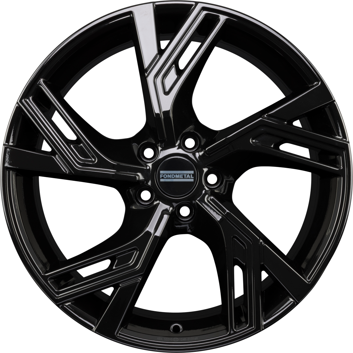 Fondmetal Atena Glossy Black Alufelge 8x18 Zoll ET39 LK 5x112 ML66.6