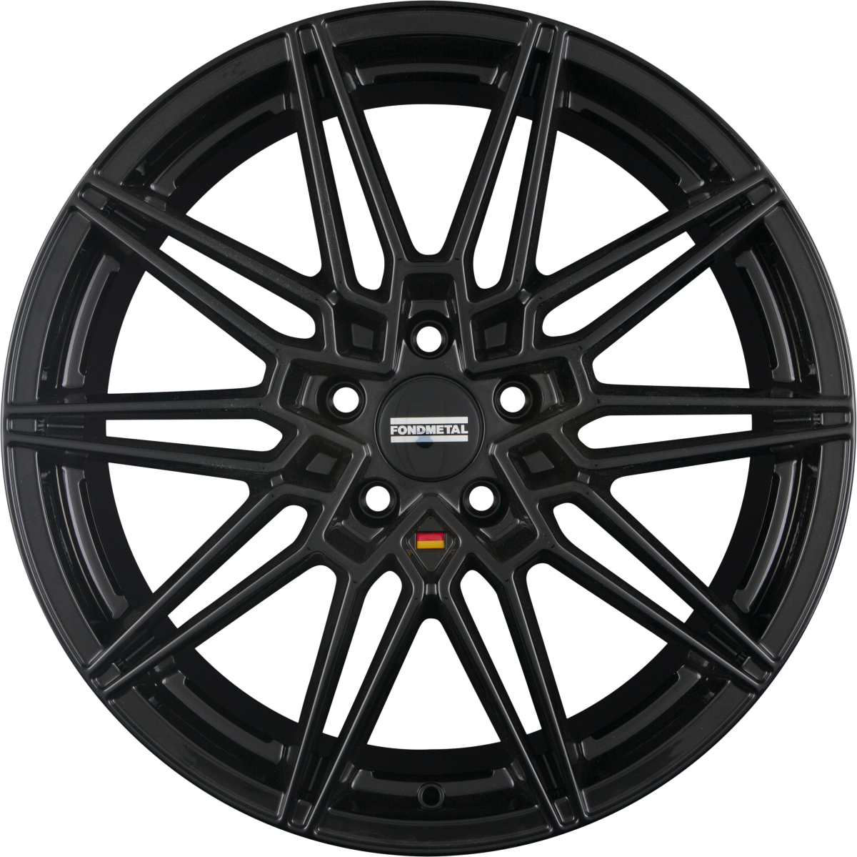 Fondmetal Thoe Glossy Black Alufelge 8x18 Zoll ET26 LK 5x120 ML72.6