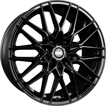 Fondmetal Cratos Glossy Black Alufelge 10x22 Zoll ET31 LK 5x112 ML66.6 – Bild 2