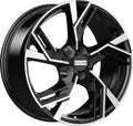 Fondmetal Atena glossy black machined Alufelge 8x18 Zoll ET40 LK 5x112 ML57.1