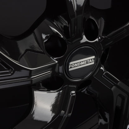 Fondmetal Atena Glossy Black Alufelge 8x19 Zoll ET49 LK 5x112 ML57.1 – Bild 3