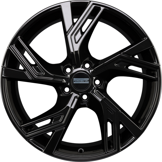 Fondmetal Atena Glossy Black Alufelge 8.5x20 Zoll ET39 LK 5x112 ML66.6