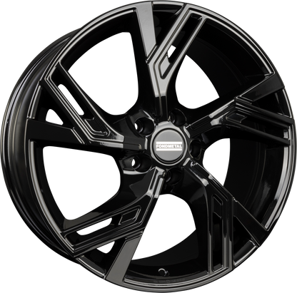 Fondmetal Atena Glossy Black Alufelge 8.5x20 Zoll ET39 LK 5x112 ML66.6 – Bild 2