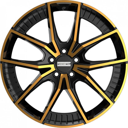 Fondmetal Elatha glossy black bronze machined Alufelge 8x18 Zoll ET39 LK 5x112 ML66.5 – Bild 2
