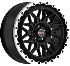 Fondmetal Bluster matt black machined lip Alufelge 8.5x17 Zoll ET40 LK 6x130 ML84.1