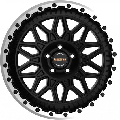 Fondmetal Bluster matt black machined lip Alufelge 8.5x17 Zoll ET40 LK 6x130 ML84.1 – Bild 2