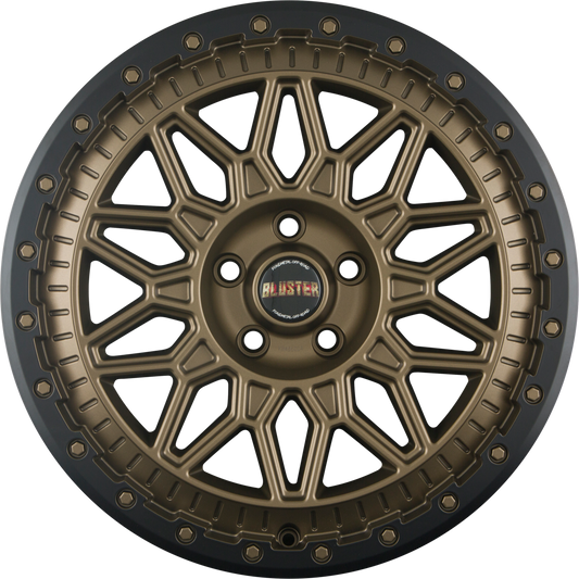 Fondmetal Bluster Matt Braun Black Lip Alufelge 8.5x17 Zoll ET50 LK 6x139.7 ML93.1