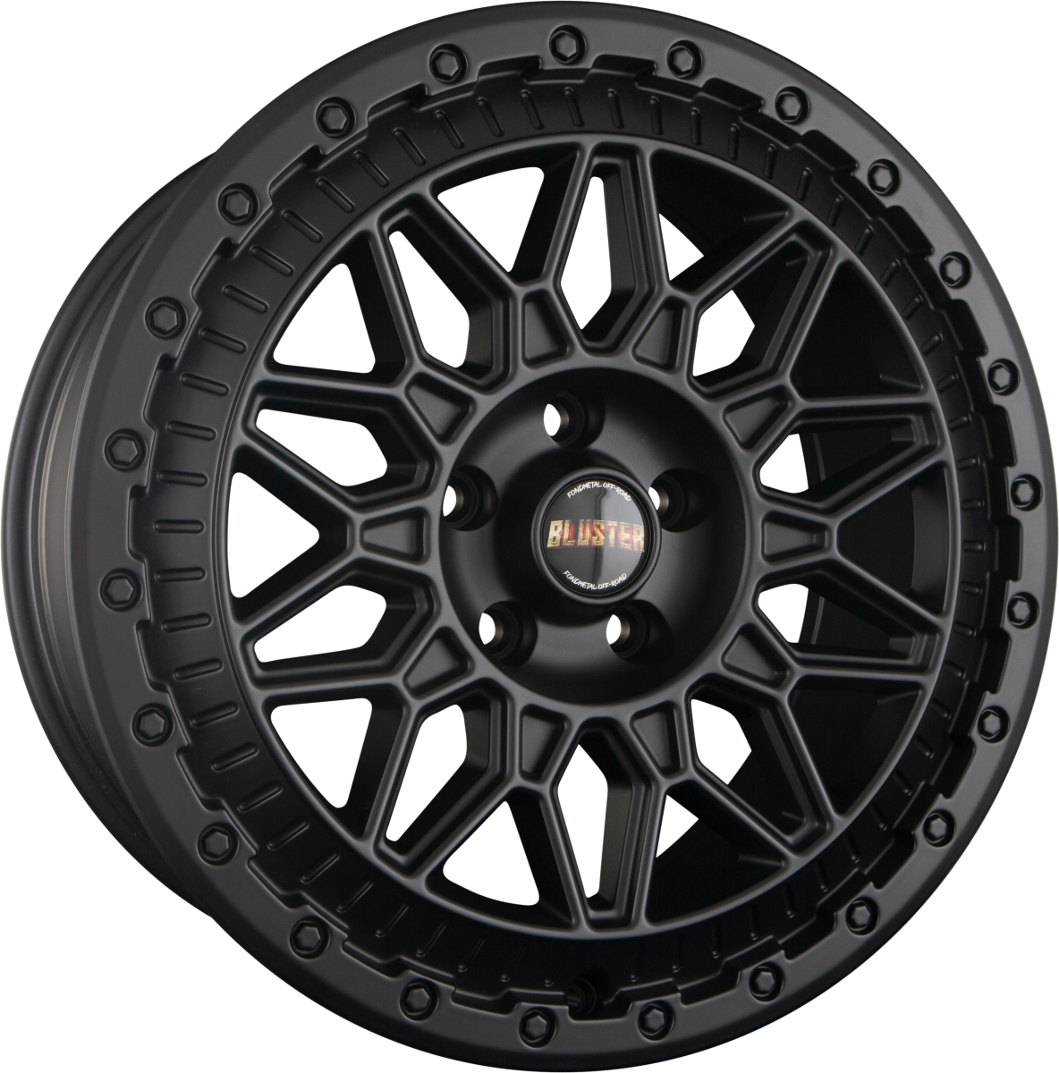 Fondmetal Bluster Matt Black Alufelge 8x18 Zoll ET35 LK 5x127 ML71.6 – Bild 2