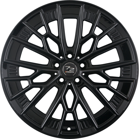 Fondmetal 1972 Glossy Black Alufelge 10.5x20 Zoll ET57 LK 5x112 ML66.6