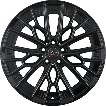 Fondmetal 1972 Glossy Black Alufelge 10.5x20 Zoll ET59 LK 5x130 ML71.6