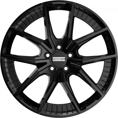 Fondmetal Elatha glossy black Alufelge 9x20 Zoll ET34 LK 5x112 ML66.5 – Bild 2