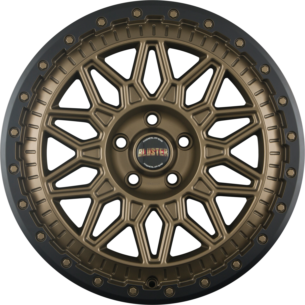 Fondmetal Bluster Matt Braun Black Lip Alufelge 8x18 Zoll ET42 LK 6x114.3 ML66.1