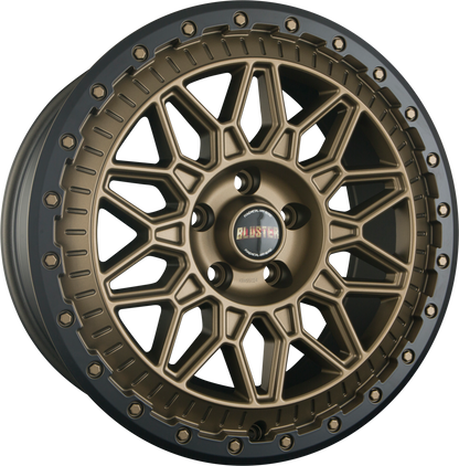 Fondmetal Bluster Matt Braun Black Lip Alufelge 8x18 Zoll ET42 LK 6x114.3 ML66.1 – Bild 2