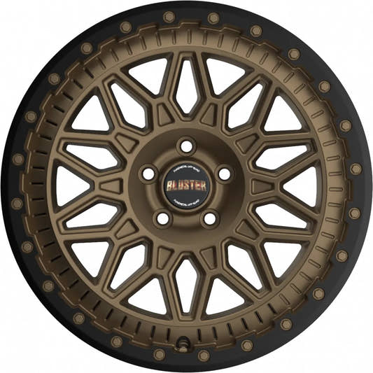 Fondmetal Bluster matt braun black lip Alufelge 8x18 Zoll ET50 LK 6x139.7 ML93 – Bild 2