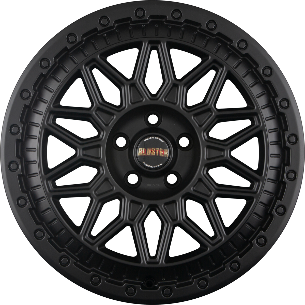 Fondmetal Bluster Matt Black Alufelge 9x20 Zoll ET35 LK 5x127 ML71.6