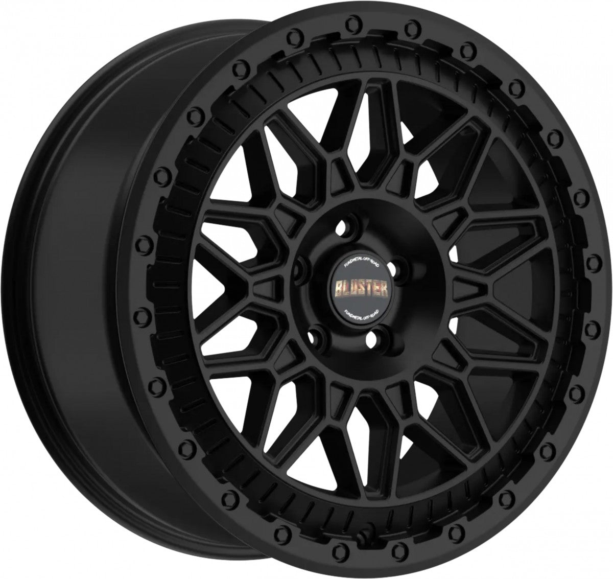 Fondmetal Bluster matt black Alufelge 9x20 Zoll ET48 LK 6x139.7 ML93
