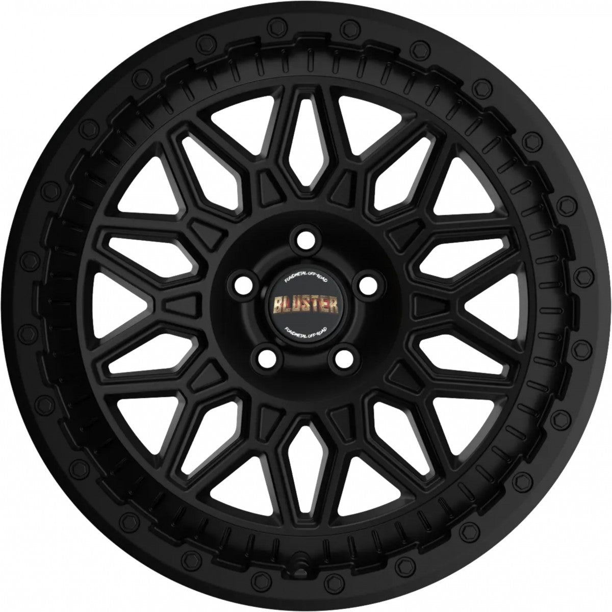 Fondmetal Bluster matt black Alufelge 9x20 Zoll ET48 LK 6x139.7 ML93 – Bild 2