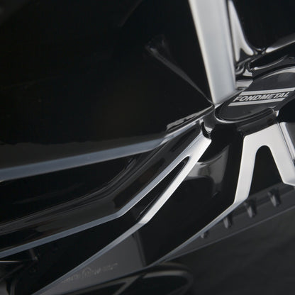 Fondmetal Elatha Glossy Black Machined Alufelge 8.5x21 Zoll ET19 LK 5x112 ML66.6 – Bild 4