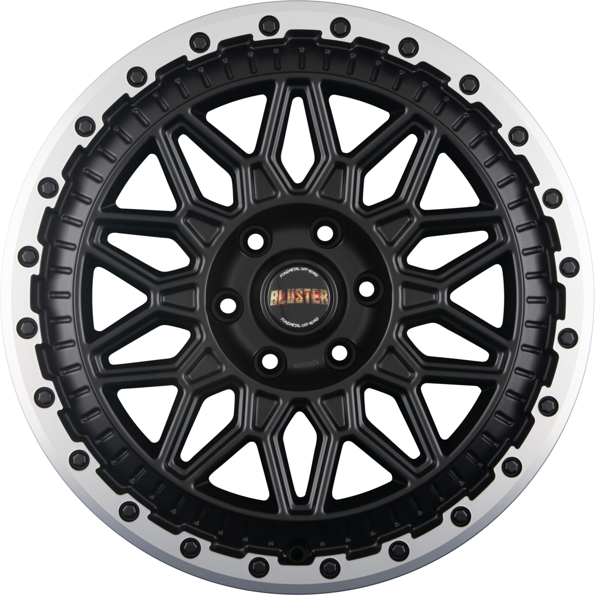 Fondmetal Bluster Matt Black Machined Lip Alufelge 9x20 Zoll ET35 LK 5x127 ML71.6