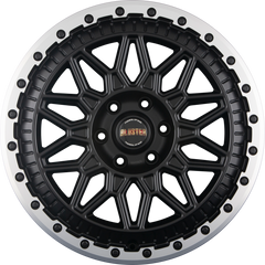Fondmetal Bluster Matt Black Machined Lip Alufelge 9x20 Zoll ET35 LK 5x127 ML71.6